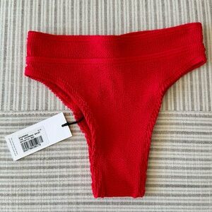 Bound by Bond Eye Australia bikini bottom. Baywatch Red, one size, NWT.